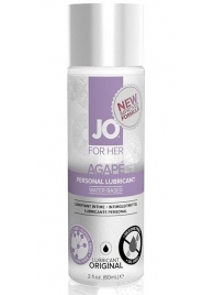Лубрикант на водной основе для женщин JO AGAPE LUBRICANT ORIGINAL - 60 мл. - System JO - купить с доставкой в Жуковском