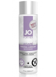 Женский лубрикант на водной основе JO AGAPE LUBRICANT ORIGINAL - 120 мл. - System JO - купить с доставкой в Жуковском