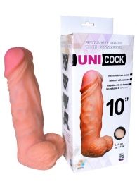 Фаллическая насадка Харнесс UNICOCK 10  - 25 см. - LOVETOY (А-Полимер) - купить с доставкой в Жуковском