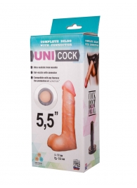 Фаллическая насадка Харнесс UNICOCK 5,5  - 17 см. - LOVETOY (А-Полимер) - купить с доставкой в Жуковском