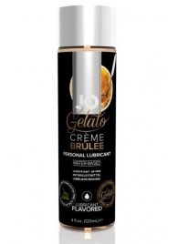 Лубрикант с ароматом крем-брюле JO GELATO CREME BRULEE - 120 мл. - System JO - купить с доставкой в Жуковском