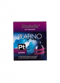 Стимулирующая насадка со спиралью из усиков Platino  Шторм - Sitabella - купить с доставкой в Жуковском