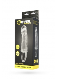 Прозрачная насадка с петлёй для фиксации - 14 см. - ToyFa - в Жуковском купить с доставкой