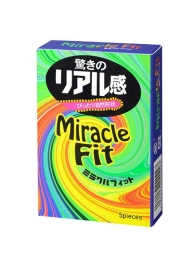 Презервативы Sagami Xtreme Miracle Fit - 5 шт. - Sagami - купить с доставкой в Жуковском