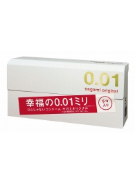Супер тонкие презервативы Sagami Original 0.01 - 5 шт. - Sagami - купить с доставкой в Жуковском