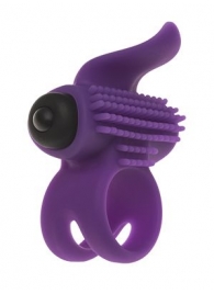 Эрекционное кольцо с подхватом мошонки и стимуляцией клитора Bullet Lastic Ring - Adrien Lastic - в Жуковском купить с доставкой