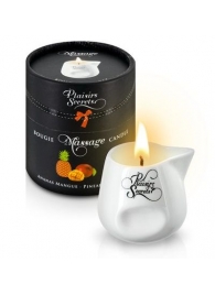 Массажная свеча с ароматом манго и ананаса Bougie de Massage Ananas Mangue - 80 мл. - Plaisir Secret - купить с доставкой в Жуковском