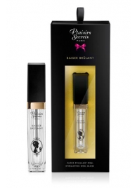 Стимулирующий блеск для губ Baiser Brulant Gloss Plaisirs Secrets - 7 мл. - Plaisir Secret - купить с доставкой в Жуковском