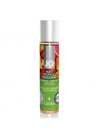 Смазка с ароматом тропических фруктов JO Flavored Tropical Passion - 30 мл. - System JO - купить с доставкой в Жуковском