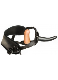 Женский страпон с вагинальной пробкой Woman Strap - 12 см. - LOVETOY (А-Полимер) - купить с доставкой в Жуковском