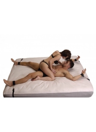 Бондаж для фиксации на кровати Frisky Bedroom Restraint Kit - XR Brands - купить с доставкой в Жуковском
