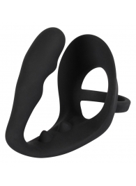 Эрекционное кольцо с подхватом мошонки и анальным отростком для воздействия на простату - Orion - в Жуковском купить с доставкой