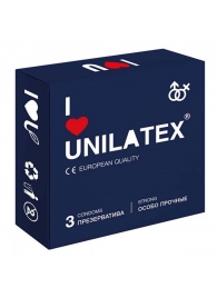Ультрапрочные презервативы Unilatex Extra Strong - 3 шт. - Unilatex - купить с доставкой в Жуковском