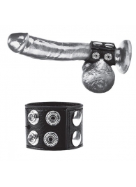 Ремень на член и мошонку 1.5  Cock Ring With Ball Strap - BlueLine - купить с доставкой в Жуковском
