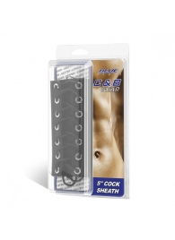 Сбруя на член на шнуровке 5  Cock Sheath - BlueLine - купить с доставкой в Жуковском