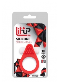 Красное эрекционное кольцо LIT-UP SILICONE STIMU RING 1 RED - Dream Toys - в Жуковском купить с доставкой