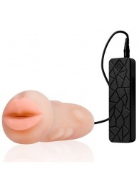 Мастурбатор-ротик с вибрацией REALSTUFF VIBRATING MASTURBATOR MOUTH - Dream Toys - в Жуковском купить с доставкой