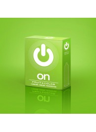 Цветные ароматизированные презервативы ON) Fruit   Color - 3 шт. - ON) - купить с доставкой в Жуковском