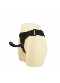 Страпон с изогнутой головкой Ultra Harness Curvy Dildo - 15,8 см. - Baile - купить с доставкой в Жуковском