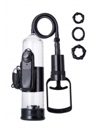 Вакуумная помпа A-toys с вибропулей и эрекционными кольцами - A-toys - в Жуковском купить с доставкой