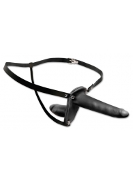 Женский страпон с вагинальной пробкой Double Penetrix Strap-on - 15 см. - Pipedream - купить с доставкой в Жуковском
