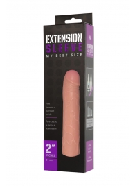 Насадка-удлинитель Extension sleeve телесного цвета - 18,5 см. - Sitabella - в Жуковском купить с доставкой
