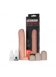 Насадка-удлинитель Extension sleeve с подхватом мошонки - 19 см. - Sitabella - в Жуковском купить с доставкой