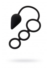 Тройное эрекционное кольцо с анальным хвостом Drop M-size - Erotist Adult Toys - в Жуковском купить с доставкой