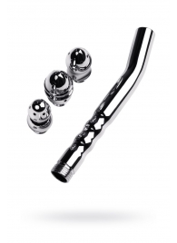 Металлический анальный душ с тремя насадками - ToyFa - купить с доставкой в Жуковском