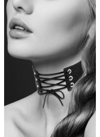 Оригинальный ошейник-чокер со шнуровкой - Bijoux Pour Toi - купить с доставкой в Жуковском