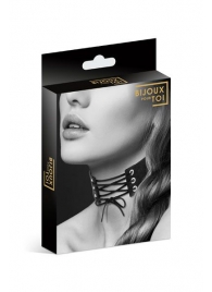 Оригинальный ошейник-чокер со шнуровкой - Bijoux Pour Toi - купить с доставкой в Жуковском