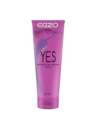 Согревающий лубрикант на водной основе Egzo Yes - 50 мл. - EGZO - купить с доставкой в Жуковском