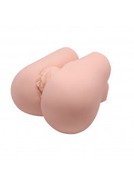 Реалистичный мастурбатор с вибрацией и двумя тоннелями - вагиной и анусом - Baile - в Жуковском купить с доставкой