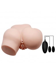 Телесный полуторс с двумя любовными тоннелями и вибрацией - Baile - в Жуковском купить с доставкой