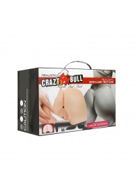 Вагина и попка с вибрацией CRAZY BULL - Baile - в Жуковском купить с доставкой