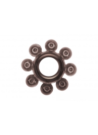 Чёрное эрекционное кольцо Rings Bubbles - Lola Games - в Жуковском купить с доставкой