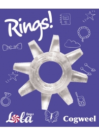 Прозрачное эрекционное кольцо Rings Cogweel - Lola Games - в Жуковском купить с доставкой