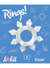 Прозрачное эрекционное кольцо Rings Gear - Lola Games - в Жуковском купить с доставкой