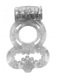 Прозрачное эрекционное кольцо Rings Treadle с подхватом - Lola Games - в Жуковском купить с доставкой