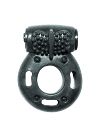 Черное эрекционное кольцо с вибрацией Rings Axle-pin - Lola Games - в Жуковском купить с доставкой