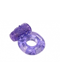 Фиолетовое эрекционное кольцо с вибрацией Rings Axle-pin - Lola Games - в Жуковском купить с доставкой