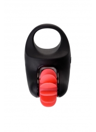 Чёрно-красное эрекционное виброкольцо Erotist - Erotist Adult Toys - в Жуковском купить с доставкой