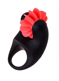 Чёрно-красное эрекционное виброкольцо Erotist - Erotist Adult Toys - в Жуковском купить с доставкой
