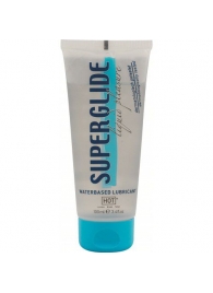 Интимная смазка на водной основе Superglide - 100 мл. - HOT - купить с доставкой в Жуковском