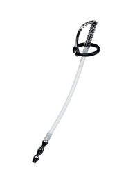 Силиконовый уретральный плаг со сменными фиксирующими кольцами Metal - ToyFa - купить с доставкой в Жуковском