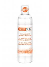 Гель-смазка 2-в-1 MASSAGE   LUBRICANT GUARANA - 300 мл. - Waterglide - купить с доставкой в Жуковском