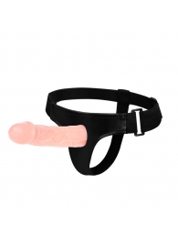 Телесный фаллоимитатор на трусиках Jessica Strap-On - 15,5 см. - Baile - купить с доставкой в Жуковском