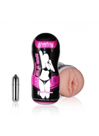 Мастурбатор-вагина Sex In A Can Vibra Vagina Tunnel - Lovetoy - в Жуковском купить с доставкой