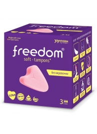 Женские гигиенические тампоны без веревочки FREEDOM mini - 3 шт. - Freedom - купить с доставкой в Жуковском