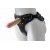 Черный пояс-трусики с двумя насадками Soft-Dolli - 16,5 и 10,5 см. - LOVETOY (А-Полимер) - купить с доставкой в Жуковском